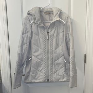 Athleta rock ridge jacket in light gray